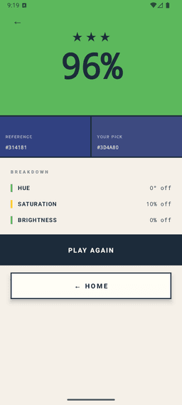 ColorMaster — RESULT